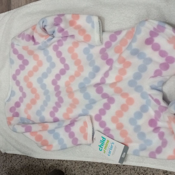 NWT Carters One Piece w/Footies Size 12 Months - Picture 5 of 8